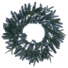 Χριστουγεννιάτικο Στεφάνι Πράσινο PE (80cm)